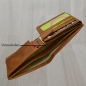 Preview: Voll Leder Geldbörse mit RFID Schutz Folie Motorrad Biker Rocker
